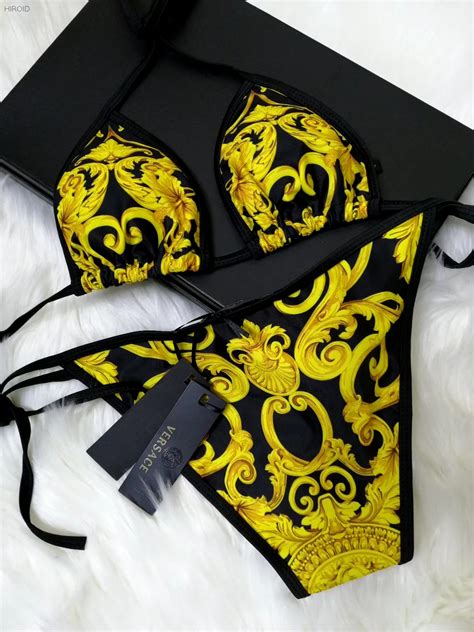 versace swimsuit on sale|Versace bikini top.